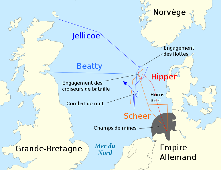 31 mai 1916,la bataille du Jutland  Carte_13