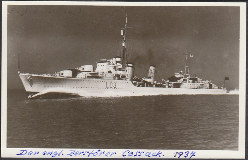 Destroyers britanniques Cossac10