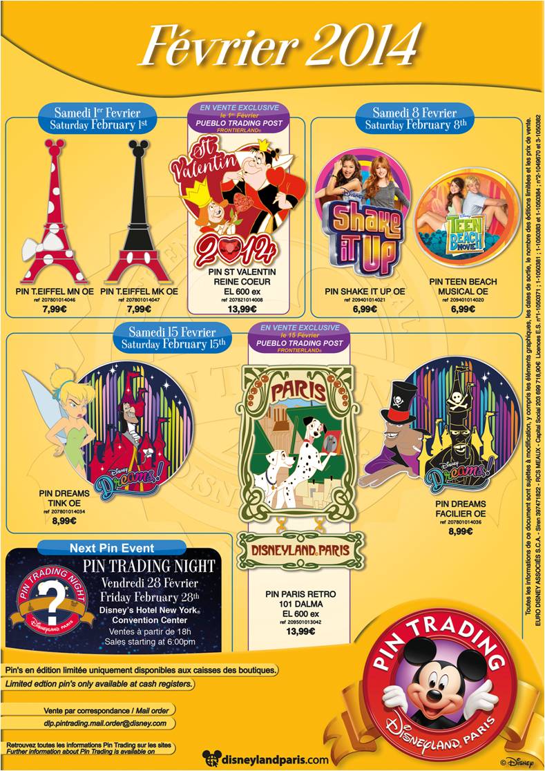Le Pin Trading à Disneyland Paris - Page 2 Februa10