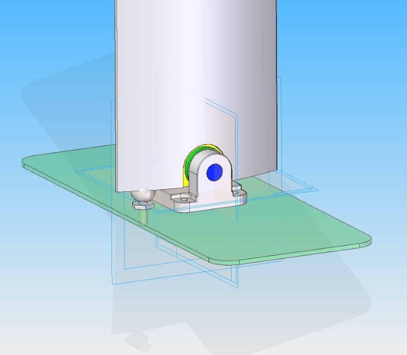 Construction d'hydrofoil en T asservi bidirectionnel Vue_3d10