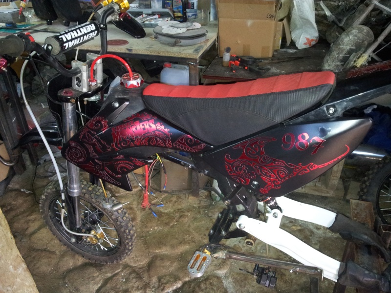 [Type CRF 70]Modif culasse + partie cycle 20140319