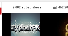 9,000 Youtube Subscribers. :3 9k_you10