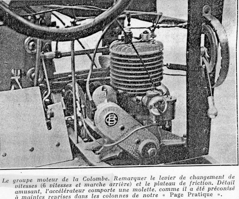 COLOMBE cyclecar Moteur10