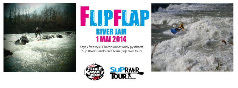FlipFlap River Jam 1 Mai 2014 sup river race & rando Tetier10