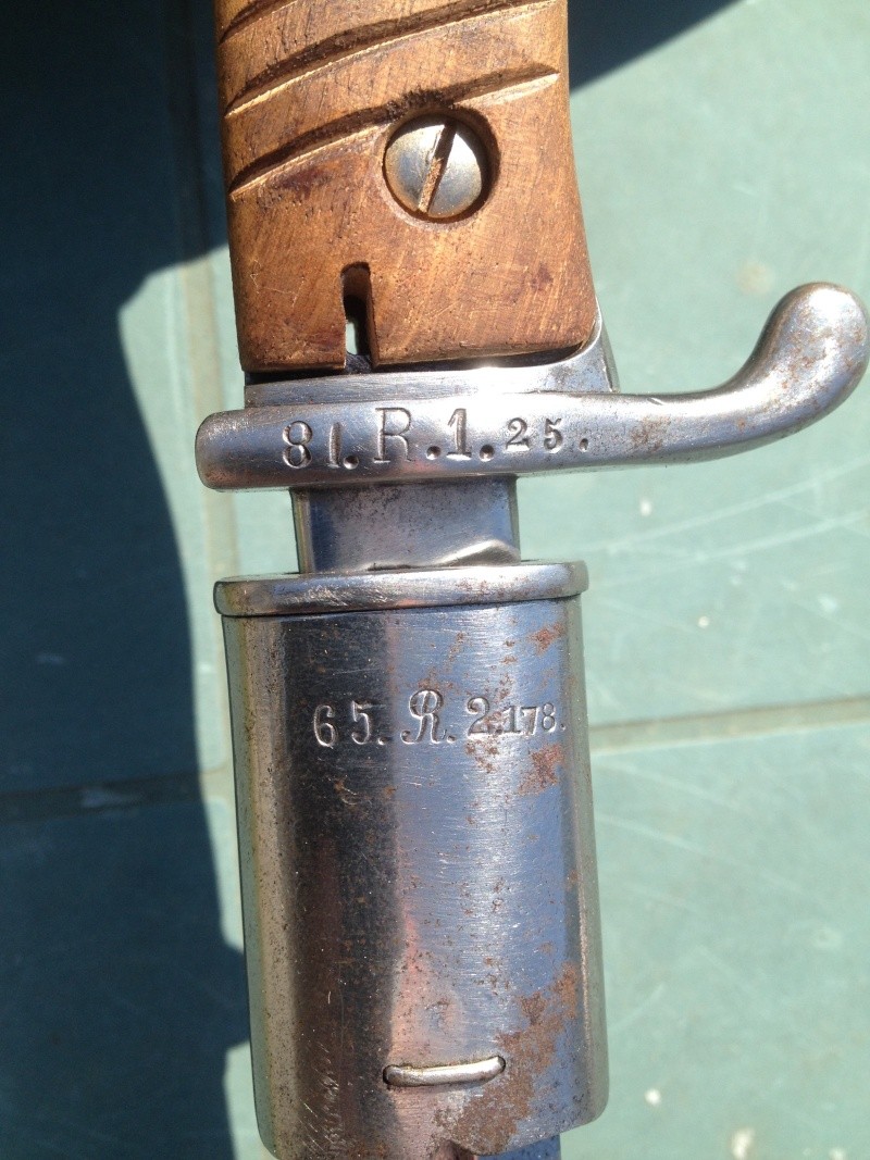 BAÏONNETTE MODELE 98 DE GEW 2014-111