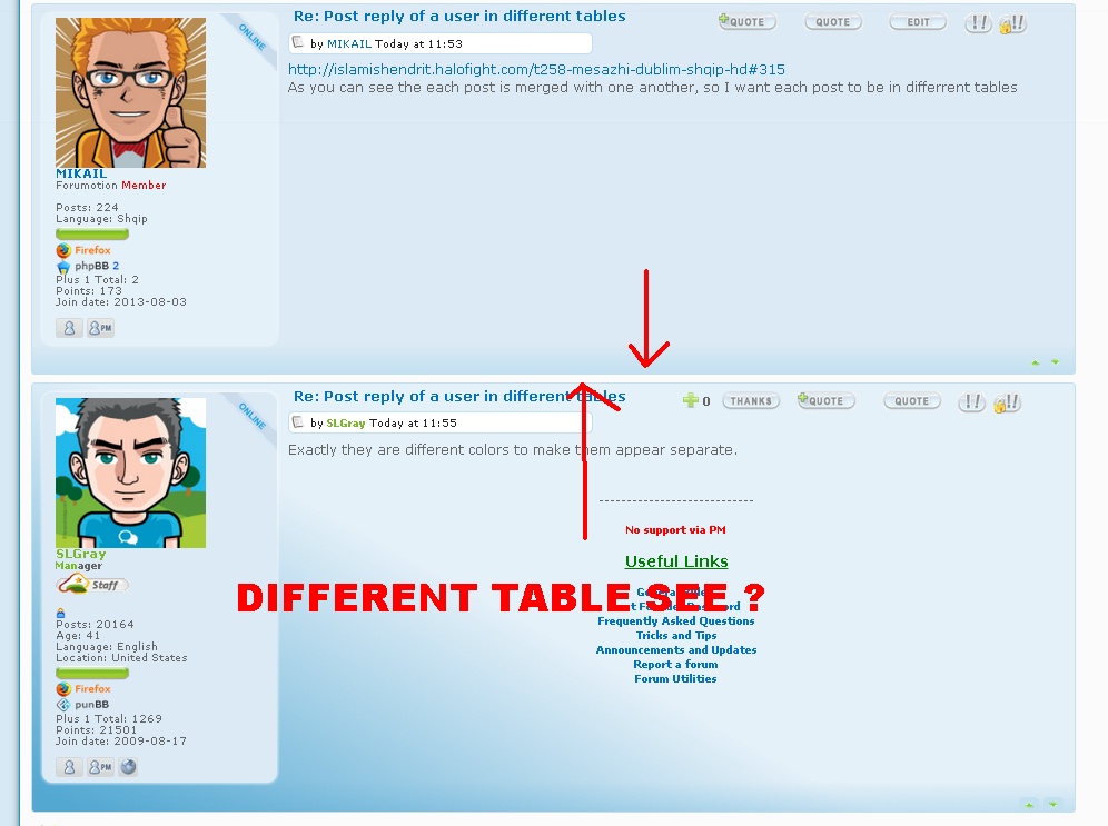 Post reply of a user in different tables Untitl89