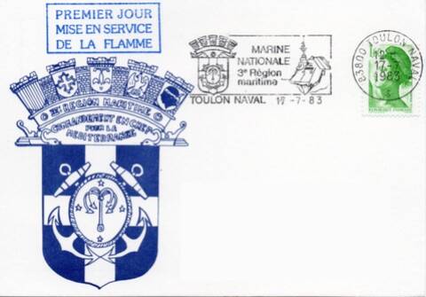 TOULON, Bureau Postal Naval *