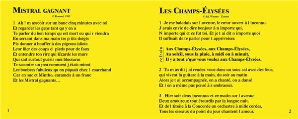 Cahier ce Chants I-gran10