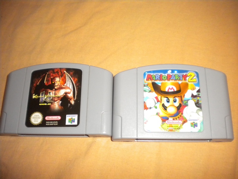Vente jeux N64-Mario party 2/Killer Instinct/Mario 64 complet; Dscn4430