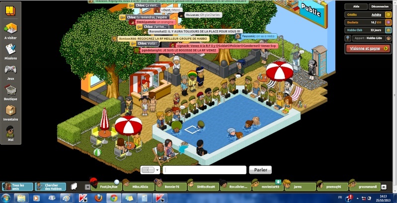 Manifestation à "Habbo Lido" made in   .:sam7844: et sigmazi 412