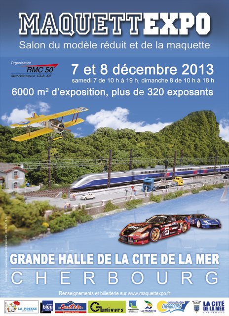 Maquette Expo à Cherboug (50) les 07 & 08 décembre 2013 100x1310