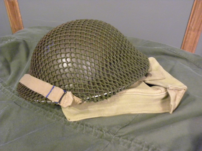 MKII helmet 1942 with net  Dscn8724