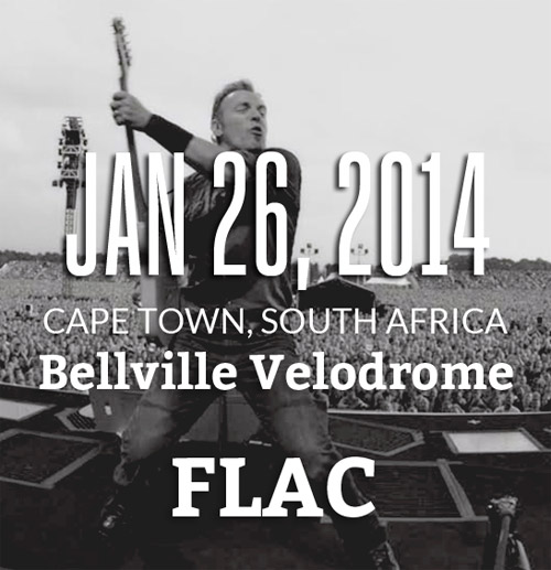 Bruce Springsteen Cape Town 26/01/2014 Front_12