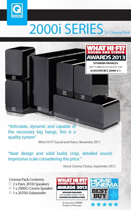 What's New @ Acoustique Systems Q2000i10