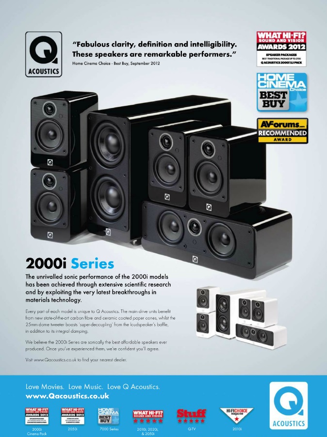 What's New @ Acoustique Systems Q2000i11