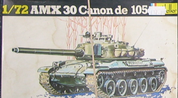AMX 30 canon de 105 char de combat du 4ème Régiment de Cavalerie BITCHE 1968 Réf 79899 30_10510
