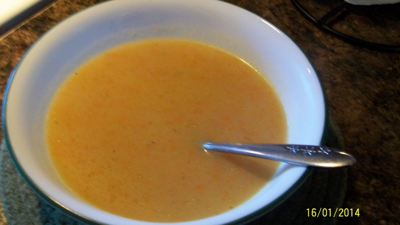 Potage à la courge poivrée et aux légumes 100_5436