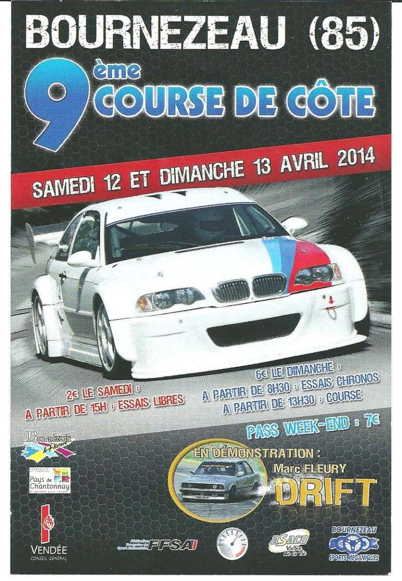 [SORTIES] 9ème Course de côte à Bournezeau 12-13 Avril  Affich11