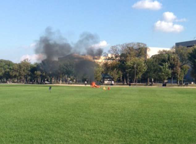 Man Sets Himself on Fire at National Mall Burn-110