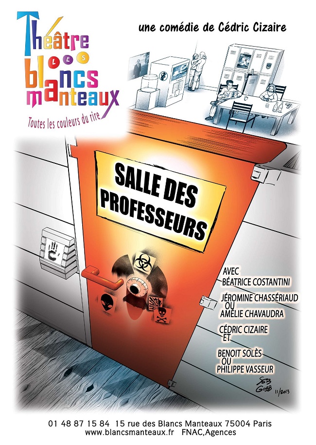 La pièce "Salle des Professeurs" avec Benoit Solès et Philou Vasseur Salle_10