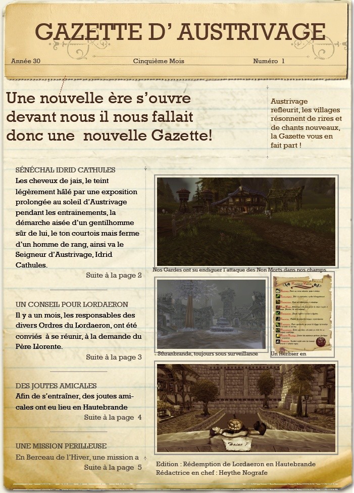[CULT] La Gazette de Austrivage, numéro 1 Gazett10