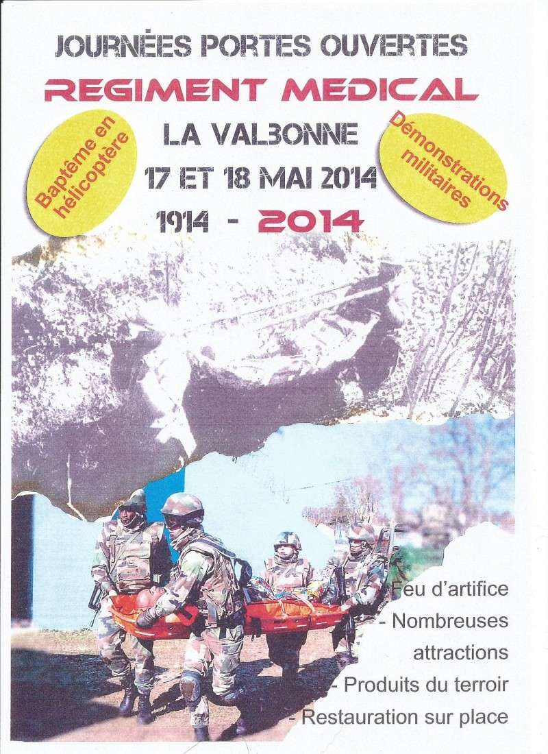 17 & 18 mai: JPO REGIMENT MEDICALE à Valbonne (01) Affich11