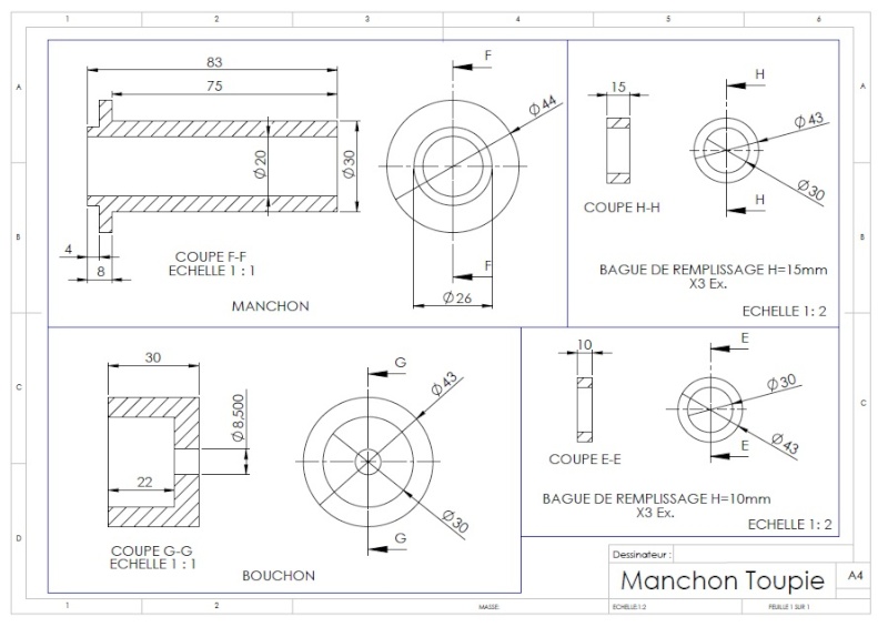 Toupie Kity 626 - Manchon pour outils alésage 30 ou pas! - Page 2 Mancho11