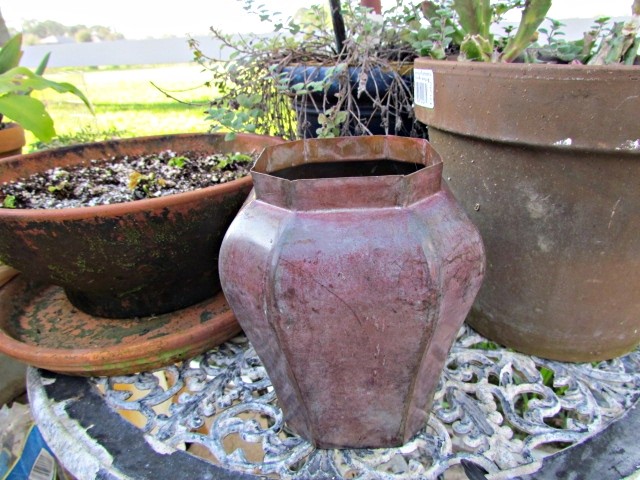 Copper or Bronze Urn  Vase Img_3713