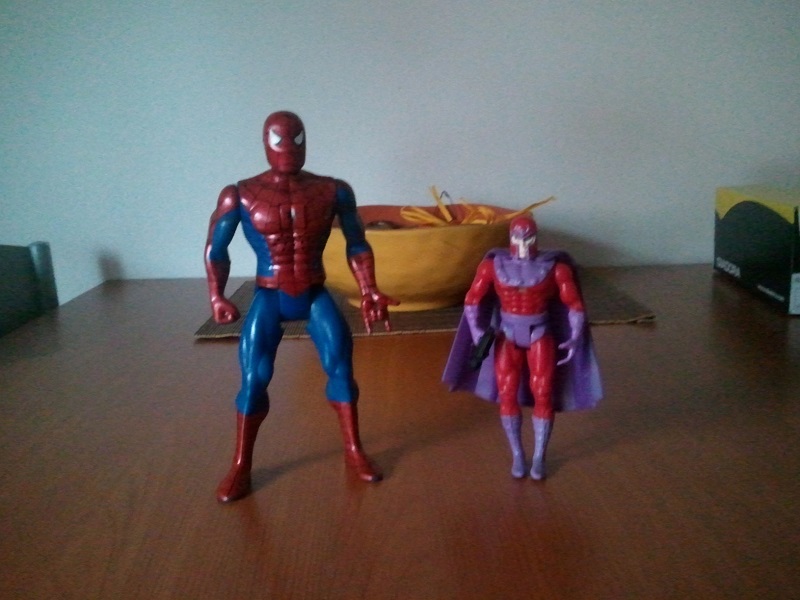 Spiderman parlante + Magneto scintillante !!!! Wp_00413