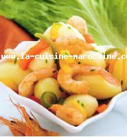 Salade de Pommes de Terre aux Crevettes 02-sal10