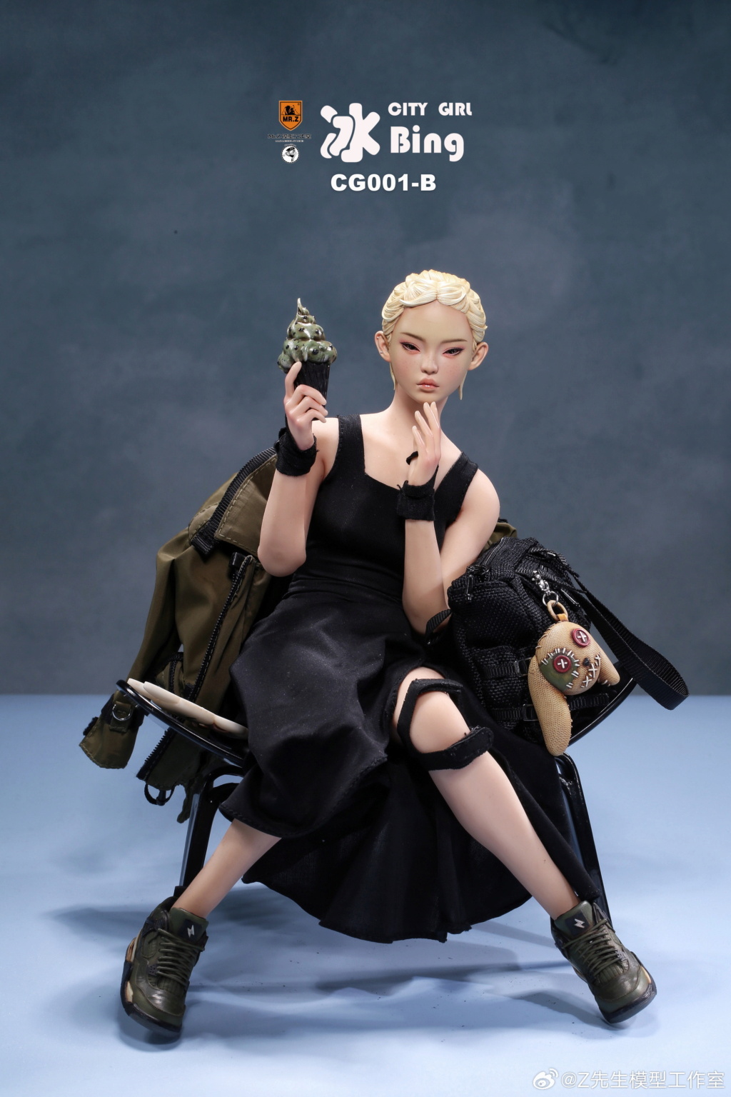 ModelStudio - NEW PRODUCT: Mr.Z model studio - city series first urban girl Mu & Bing #CG001-A/B 6b270b29