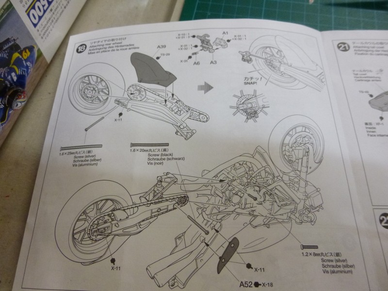 DUCATI GP4 D'Antin Pramac 1:12 Tamiya P1010618