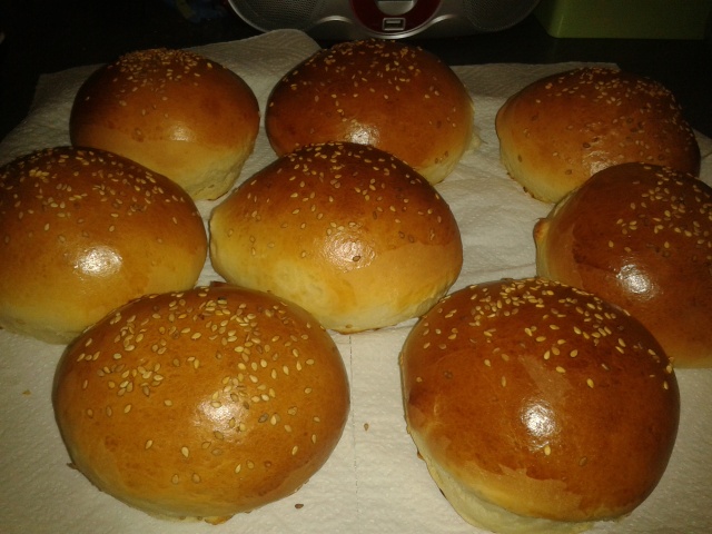 j'ai tester pour vous ....... pain à hamburger  2014-022