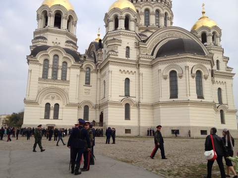 На праздник Покрова в Новочеркасск собрались 1200 казаков 127