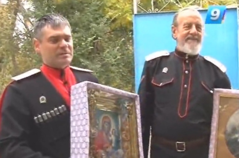 Казаки Северского района получили в дар икону атамана Кочубея 136