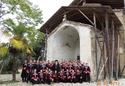 Казаки Черноморского казачьего округа поздравили народ Абхазии с Днём Независимости 13813310