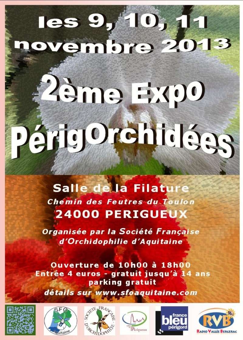 2ème exposition d'orchidées à Périgueux (24) - Novembre 2013 Flyers10