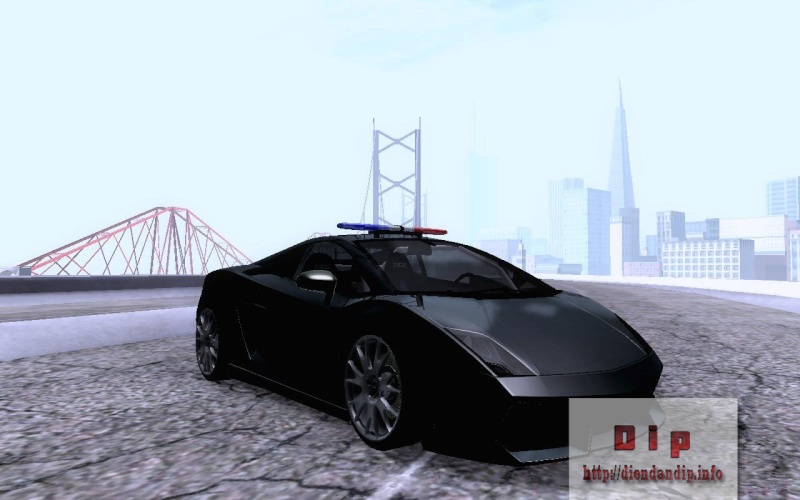 [ Download ] xe Lamborghini LP560 Police Unmarked - Gta san Lambor10