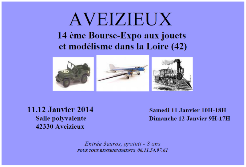 Bourse et exposition jouets et modelisme Aveizieux (42) 11 et 12 janvier 2014 Aveizi10