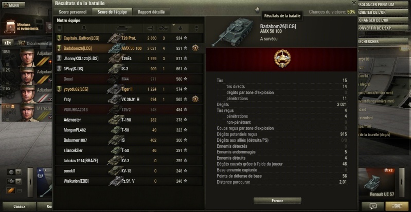 Scores AMX 50/100 Shot1130