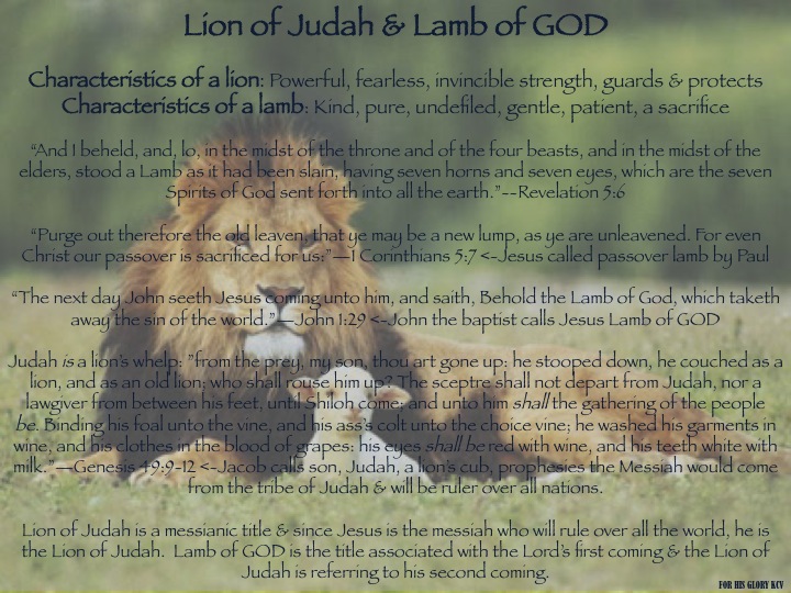 LION OF JUDAH & LAMB OF GOD Slide111