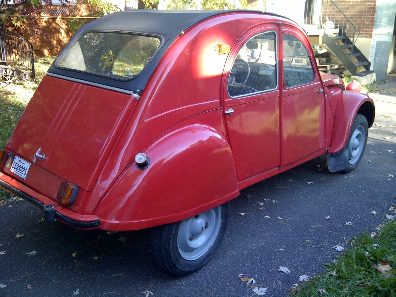 Bonne Fête à ma 2cv 1964 remise sur la route 2810