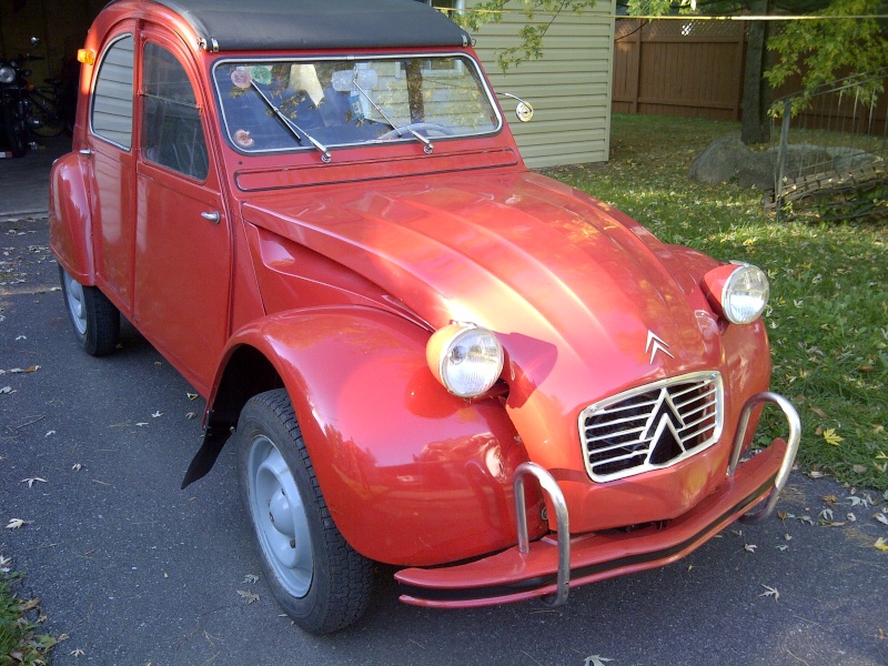 Bonne Fête à ma 2cv 1964 remise sur la route 2910