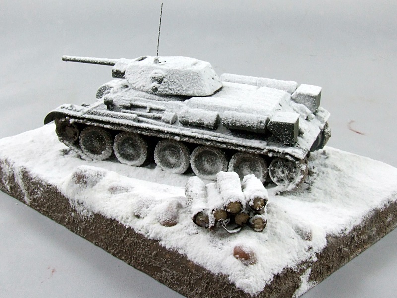 T34/76m 1942 Winter Diorama ('It snowed again last night') 01814