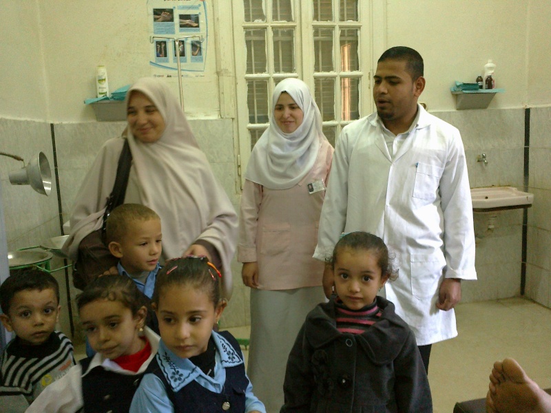 زيارة اطفال روضة التحرير الى المركز الطبى  بكفر صقر Ousuo420