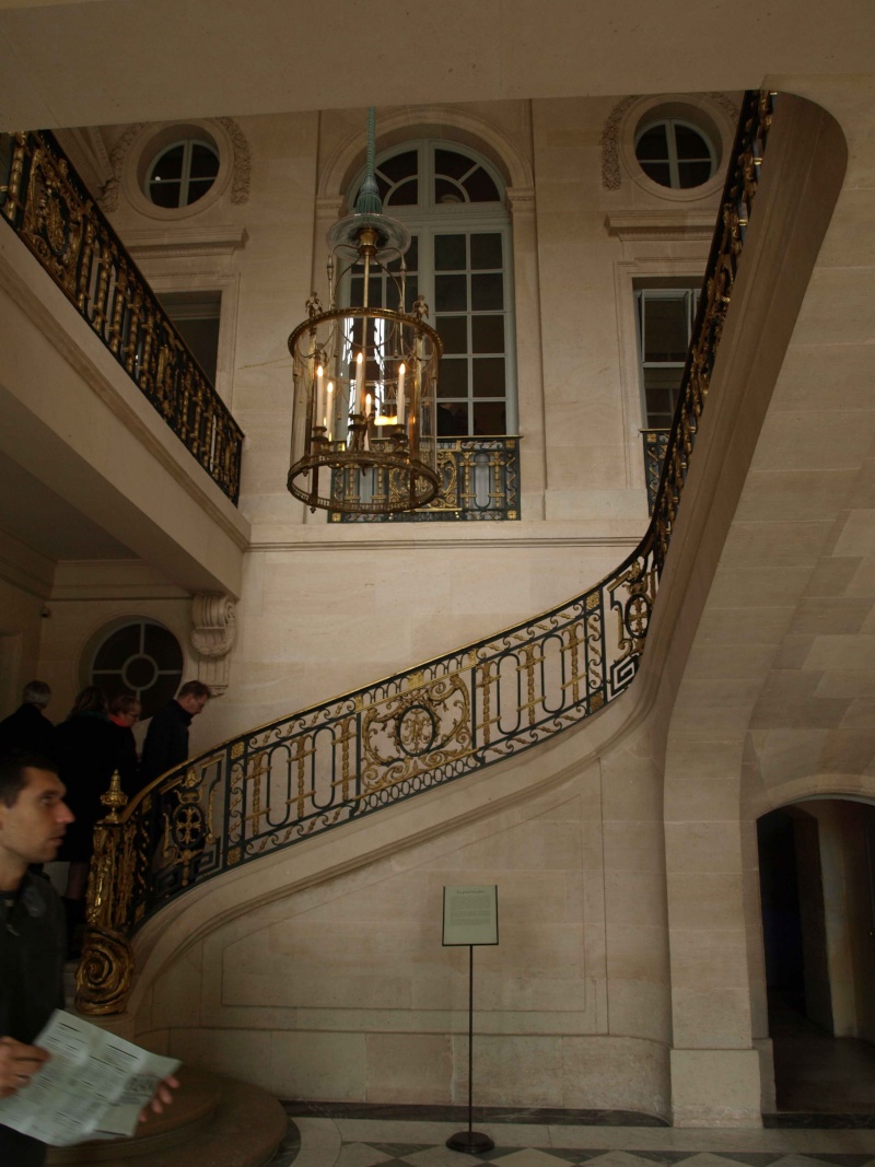 La visite du Petit Trianon: L'escalier d'Honneur 14_oct17