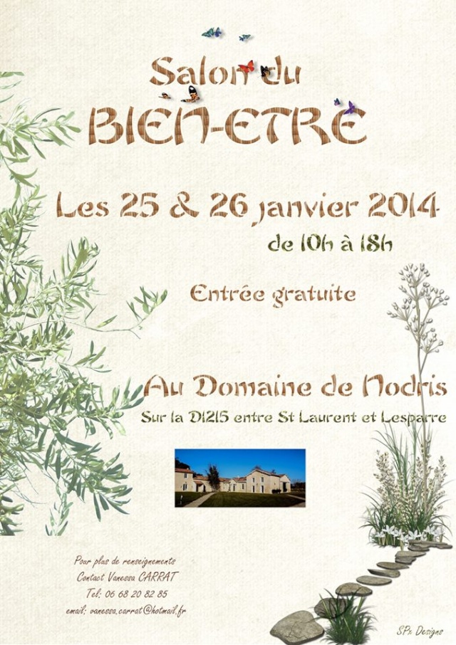 1er Salon du Bien être - Nord Médoc le 25 et 26 Janvier 2014 au Domaine de Nodris 14994510