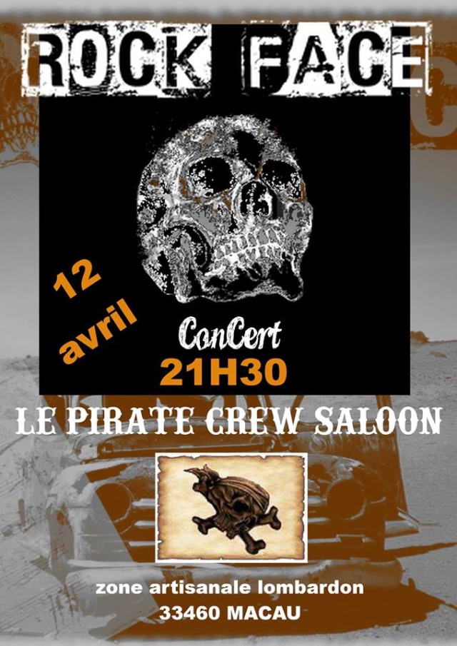 Concert Rock Face au Pirate Crew Saloon le 12 Avril 2014 à Macau 15246310