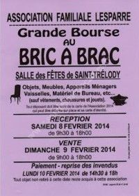 Grande Bourse au Bric à Brac le 9 Février 2014 à Lesparre Médoc 6bf62110