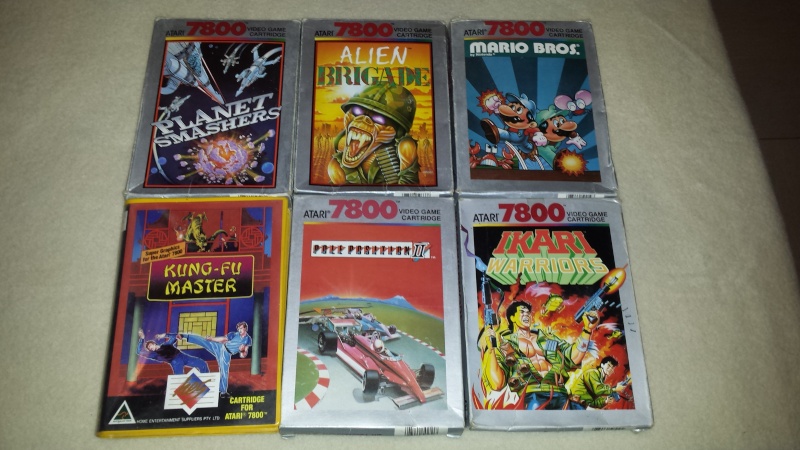 vendo giochi per ATARI 7800 + telecomandi e console 20140410